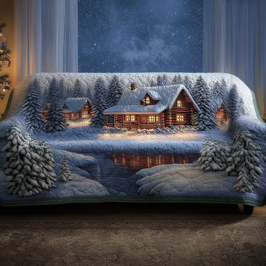 Winter Cabin Quilted Sofa Cover GFTOMA6503