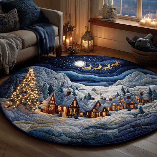 Winter Wonderland Quilted Round Mat GFTOMA6509