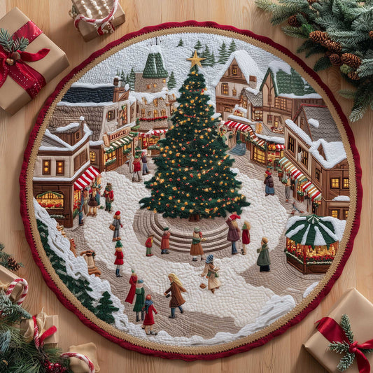 Winter Wonderland Quilted Round Mat GFTOMA6510
