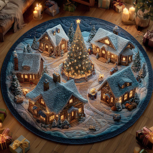 Winter Wonderland Quilted Round Mat GFTOMA6513