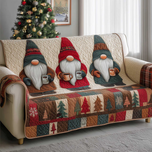 Gnome Quilted Sofa Cover GFTOMA6533