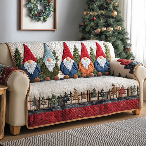 Gnome Quilted Sofa Cover GFTOMA6534