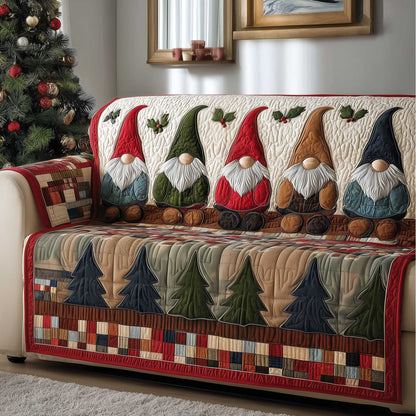 Gnome Quilted Sofa Cover GFTOMA6538