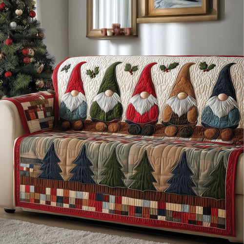Gnome Quilted Sofa Cover GFTOMA6538