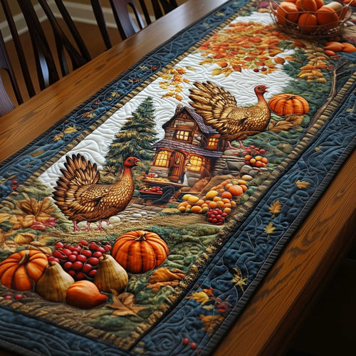 Turkey Quilted Table Runner GFTOMA6544
