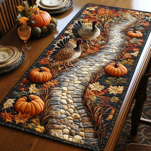 Turkey Quilted Table Runner GFTOMA6549