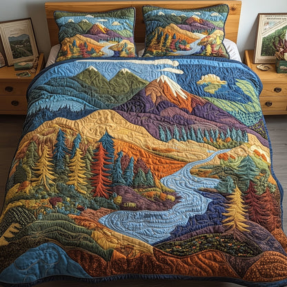 Forest 3-Piece Quilted Bedding Set GFTOMA655