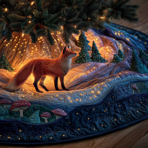 Fox Quilted Tree Skirt GFTOMA6557