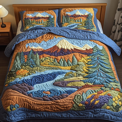 Forest 3-Piece Quilted Bedding Set GFTOMA660