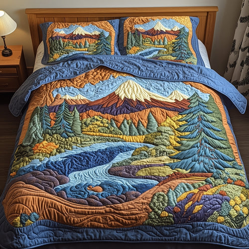 Forest 3-Piece Quilted Bedding Set GFTOMA660