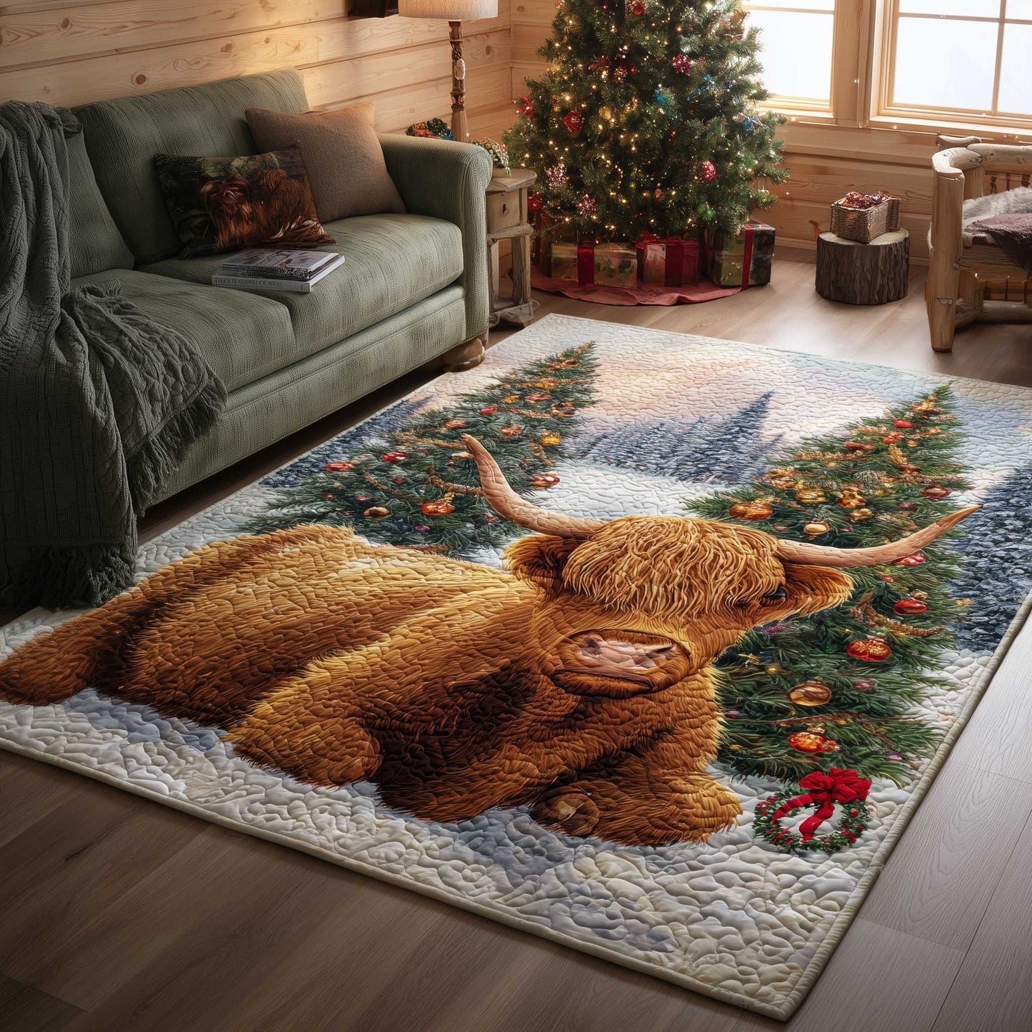 Highland Cow Area Rug GFTOMA6619