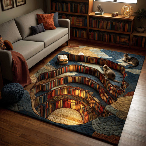 Whiskered Library Area Rug GFTOMA6622