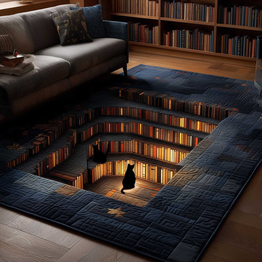 Whiskered Library Area Rug GFTOMA6626