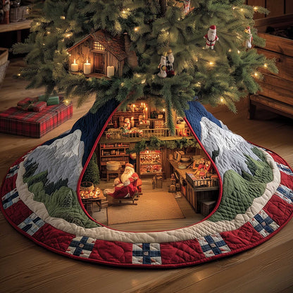 Yuletide Workshop Quilted Tree Skirt GFTOMA6631