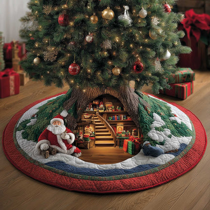Yuletide Workshop Quilted Tree Skirt GFTOMA6632