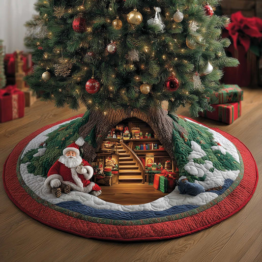 Yuletide Workshop Quilted Tree Skirt GFTOMA6632