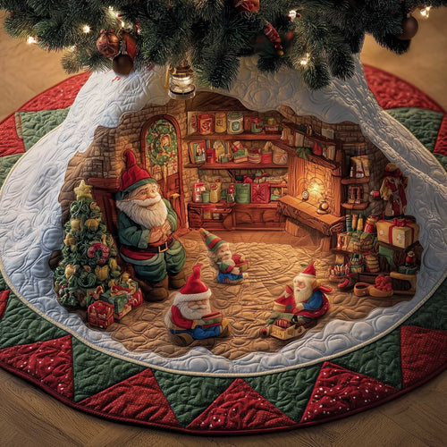 Yuletide Workshop Quilted Tree Skirt GFTOMA6634