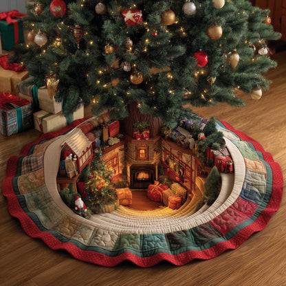 Yuletide Workshop Quilted Tree Skirt GFTOMA6636
