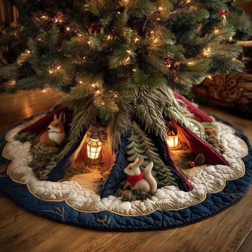 Woodland Den Quilted Tree Skirt GFTOMA6637