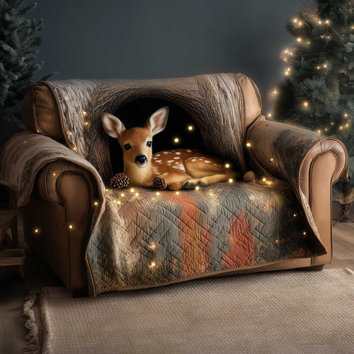 Deer Quilted Sofa Cover GFTOMA6696