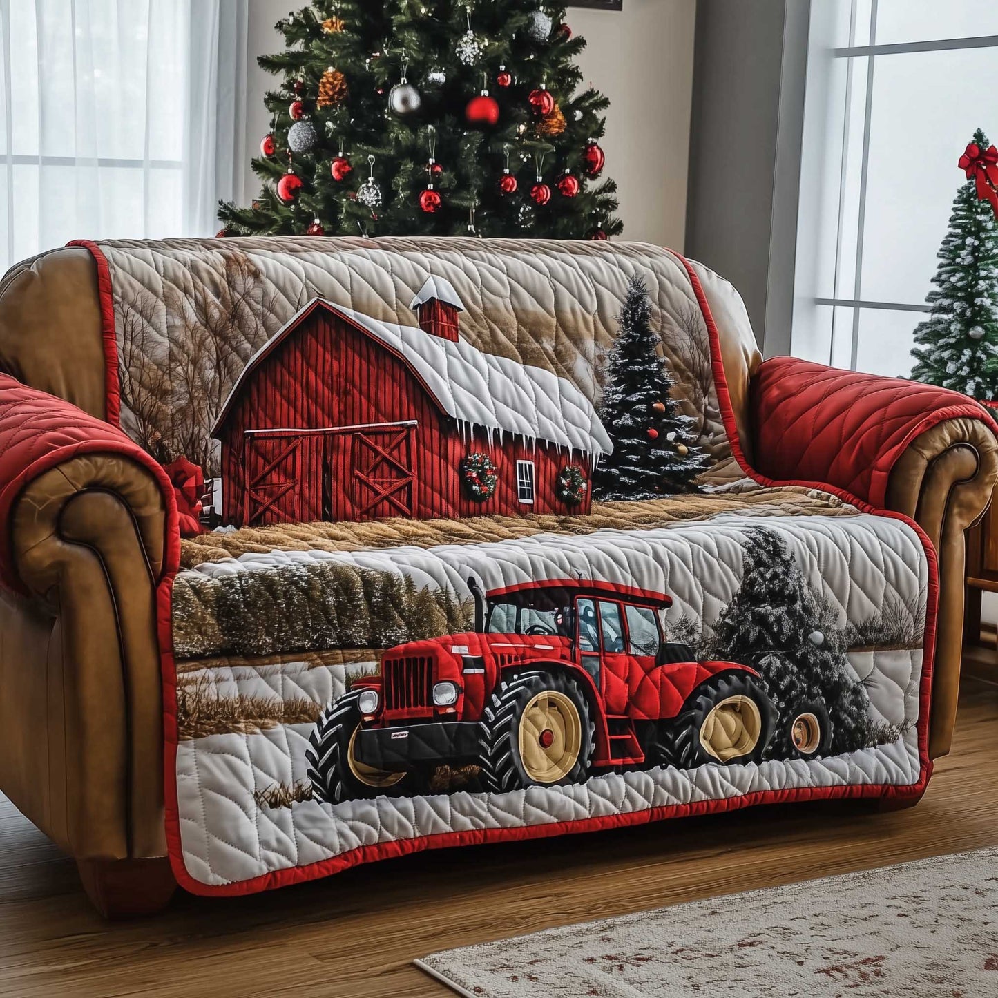 Tractor Quilted Sofa Cover GFTOMA6702