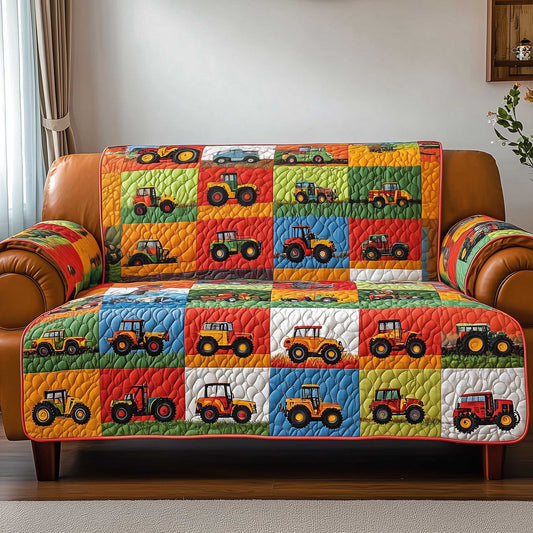 Tractor Quilted Sofa Cover GFTOMA6706