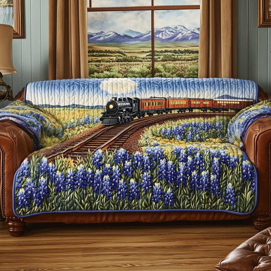 Bluebonnet Quilted Sofa Cover GFTOMA6710