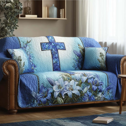 Christian Quilted Sofa Cover GFTOMA6726