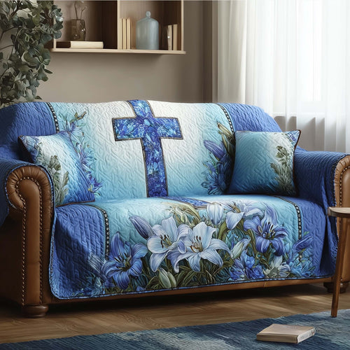 Christian Quilted Sofa Cover GFTOMA6726