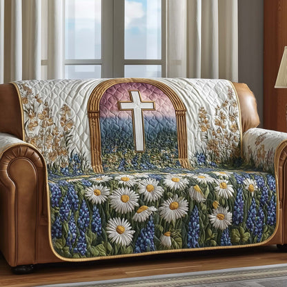 Christian Quilted Sofa Cover GFTOMA6729