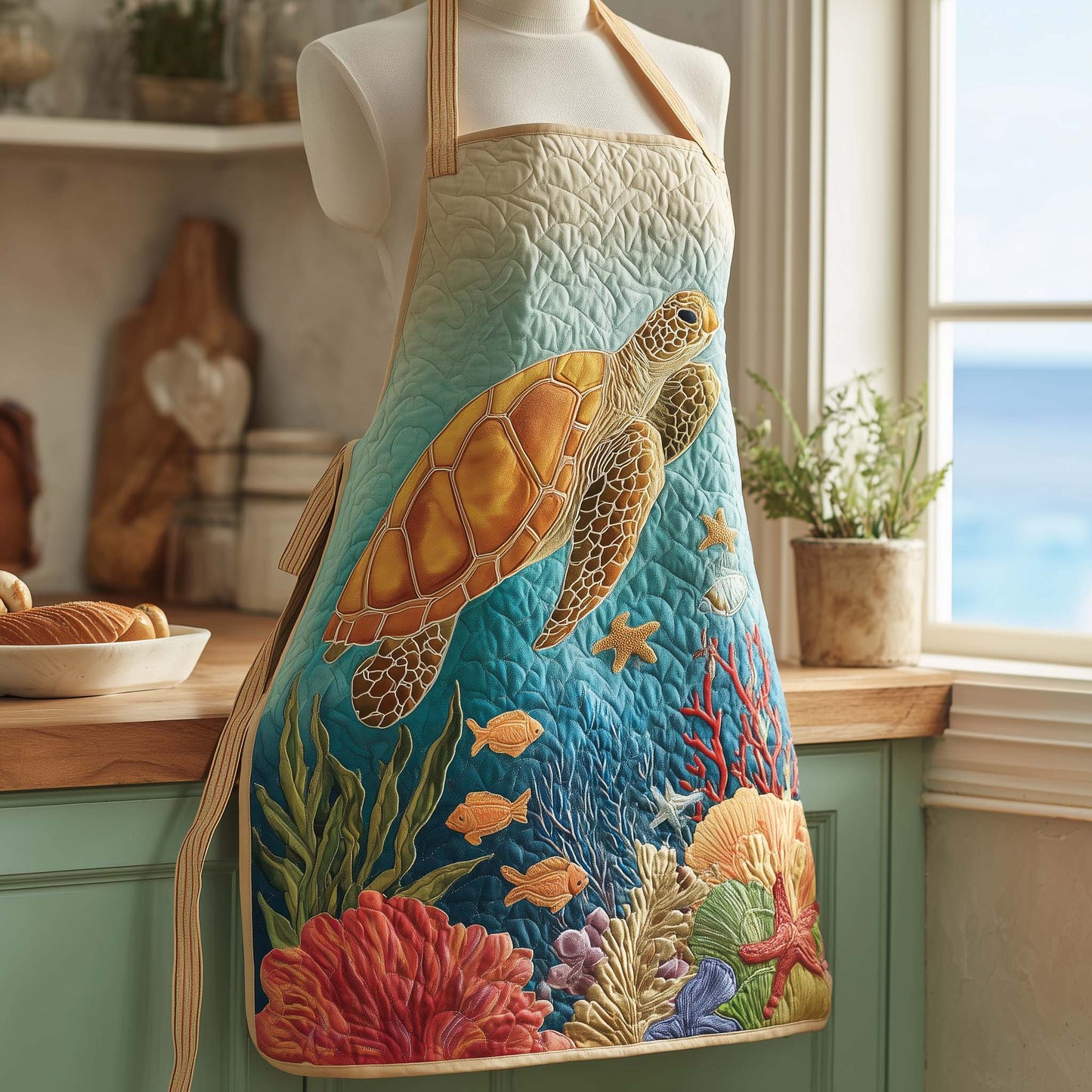 Turtle Quilted Apron GFTOMA6756