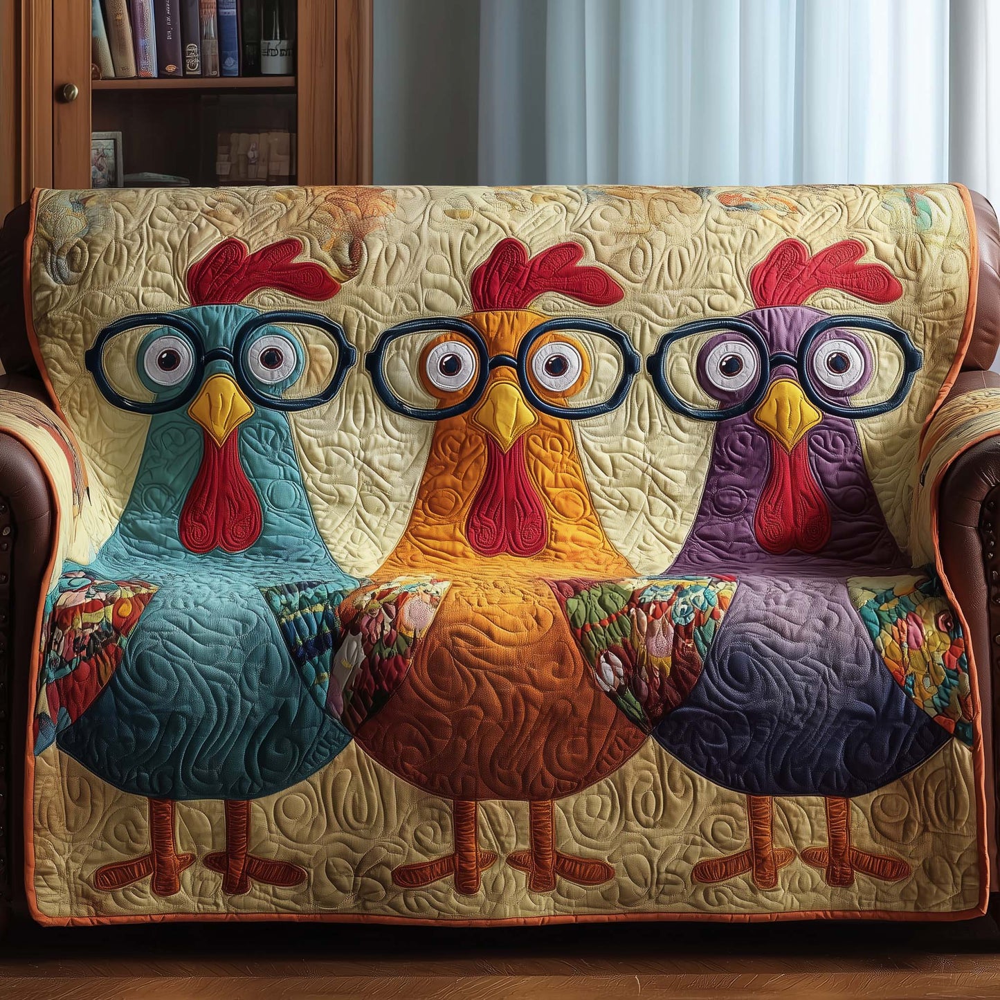 Chicken Quilted Sofa Cover GFTOMA6767