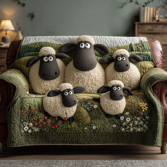 Sheep Quilted Sofa Cover GFTOMA6771