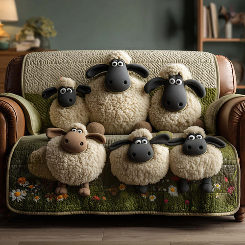 Sheep Quilted Sofa Cover GFTOMA6773