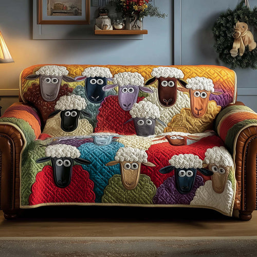 Sheep Quilted Sofa Cover GFTOMA6774