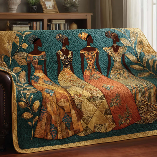 Golden Queens Quilted Sofa Cover GFTOMA6779