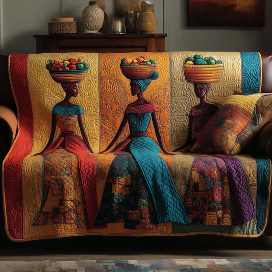 Golden Queens Quilted Sofa Cover GFTOMA6785