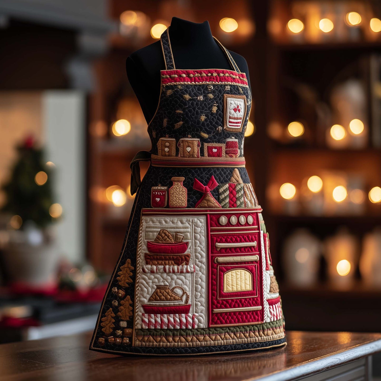 Festive Baker Quilted Apron GFTOMA6795