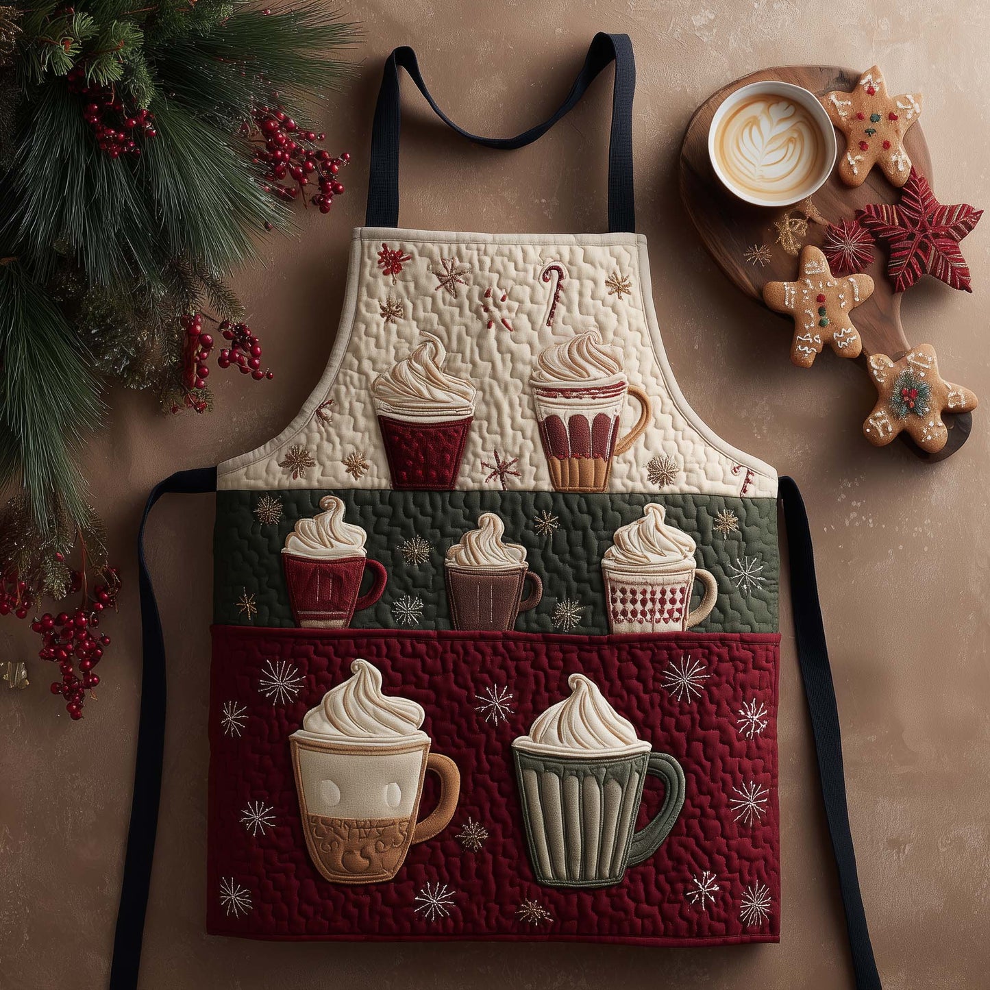 Festive Baker Quilted Apron GFTOMA6801