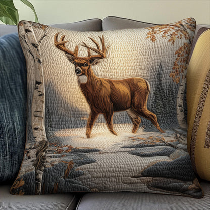 Deer Quilted Pillow Case GFTOMA6819