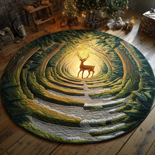 Yuletide Cellar Quilted Round Mat GFTOMA6826