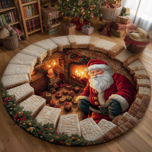 Yuletide Cellar Quilted Round Mat GFTOMA6827