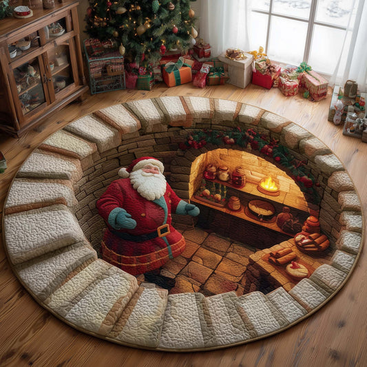 Yuletide Cellar Quilted Round Mat GFTOMA6831