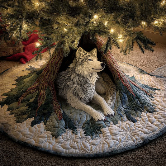 Wolf Quilted Tree Skirt GFTOMA6835
