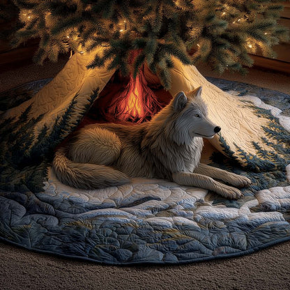 Wolf Quilted Tree Skirt GFTOMA6836
