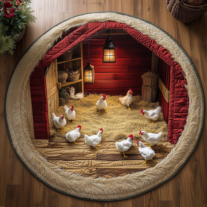Farmhouse Quilted Round Mat GFTOMA6868