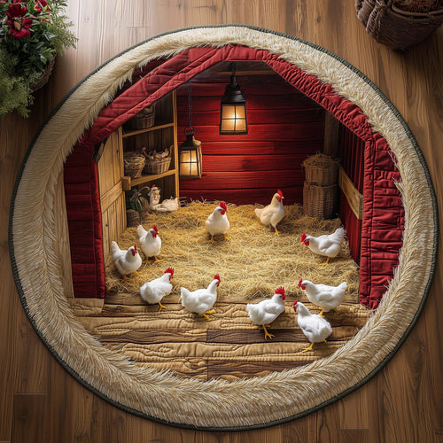 Farmhouse Quilted Round Mat GFTOMA6868