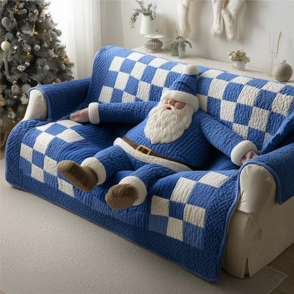 Jolly Santa Quilted Sofa Cover GFTOMA6885