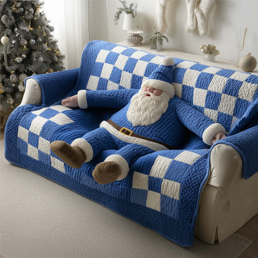 Jolly Santa Quilted Sofa Cover GFTOMA6885