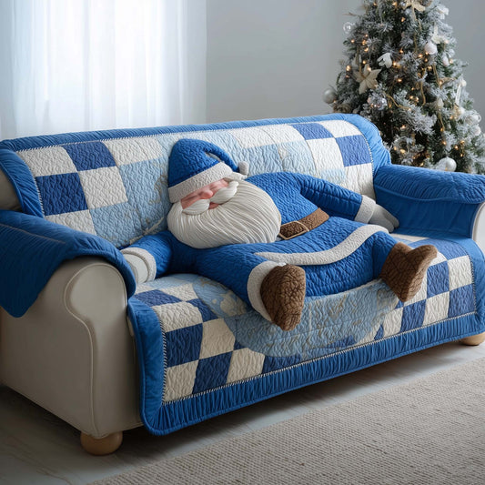 Jolly Santa Quilted Sofa Cover GFTOMA6888